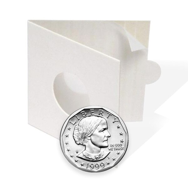 Self-Adhesive Coin Flips - 100 Per